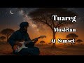 Tuareg Guitar Performance Desert Blues At Sahara Sunset Tuareg Guitar Performance Desert Blues At Sahara Sunset