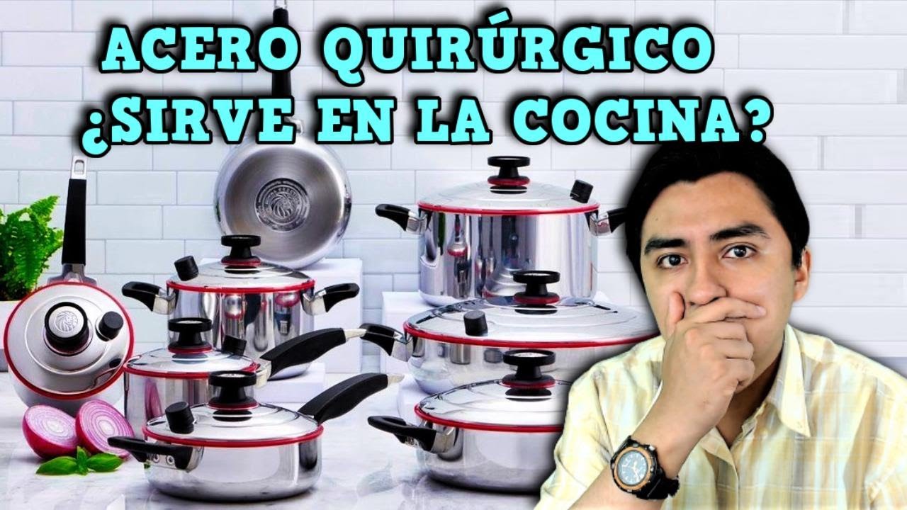 Deja de cocinar con estas ollas y sartenes. PARTE 1. Recomendación: Al, ollas de acero quirúrgico