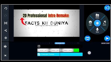 2D Professional Intro Remake KineMaster Tutorial Video ▶️