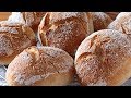 Pan blanco crujiente por fuera y esponjoso por dentro - Receta de pan fácil y rico