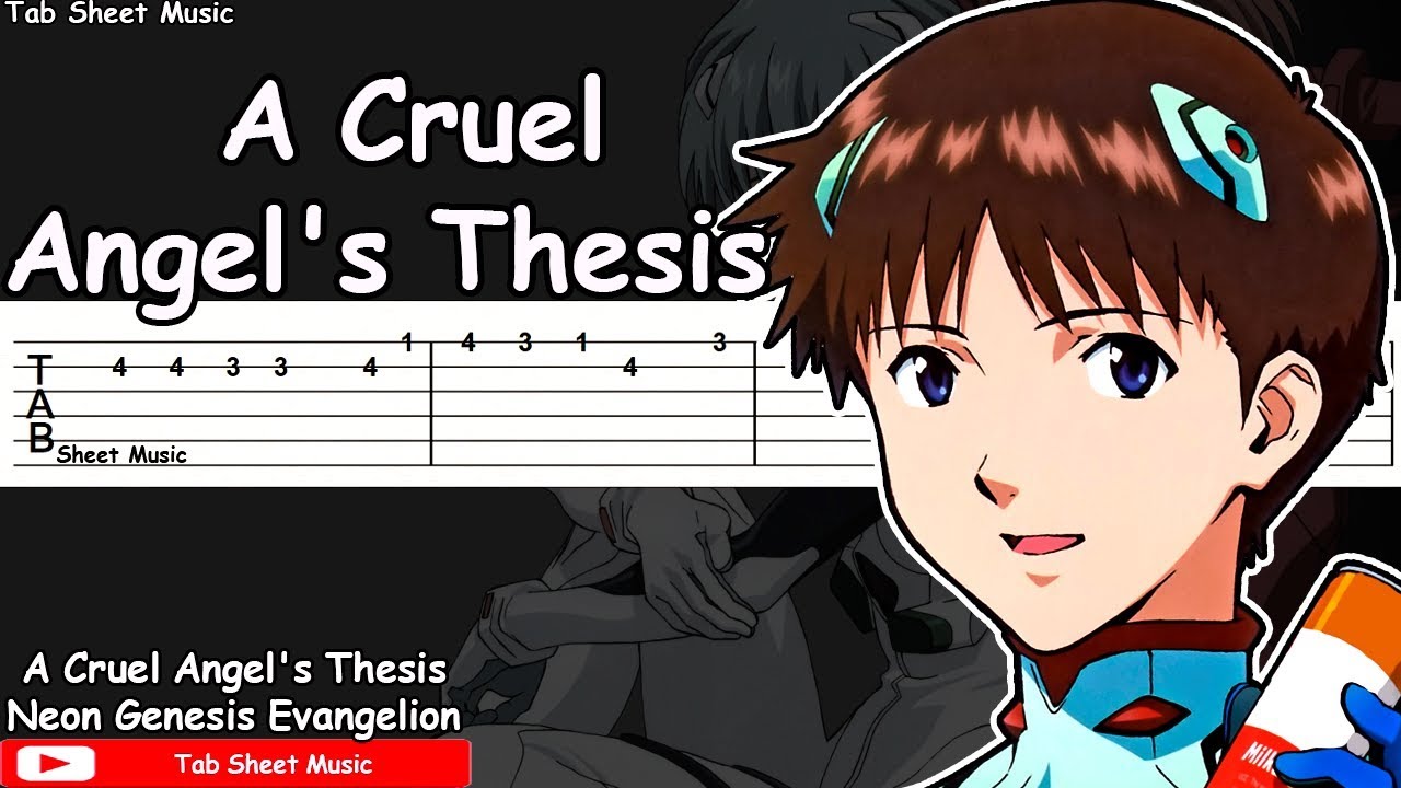 a cruel angel's thesis guitar