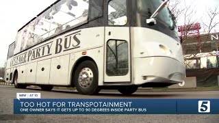 Party bus owners say regulations amid summer weather pose a safety risk