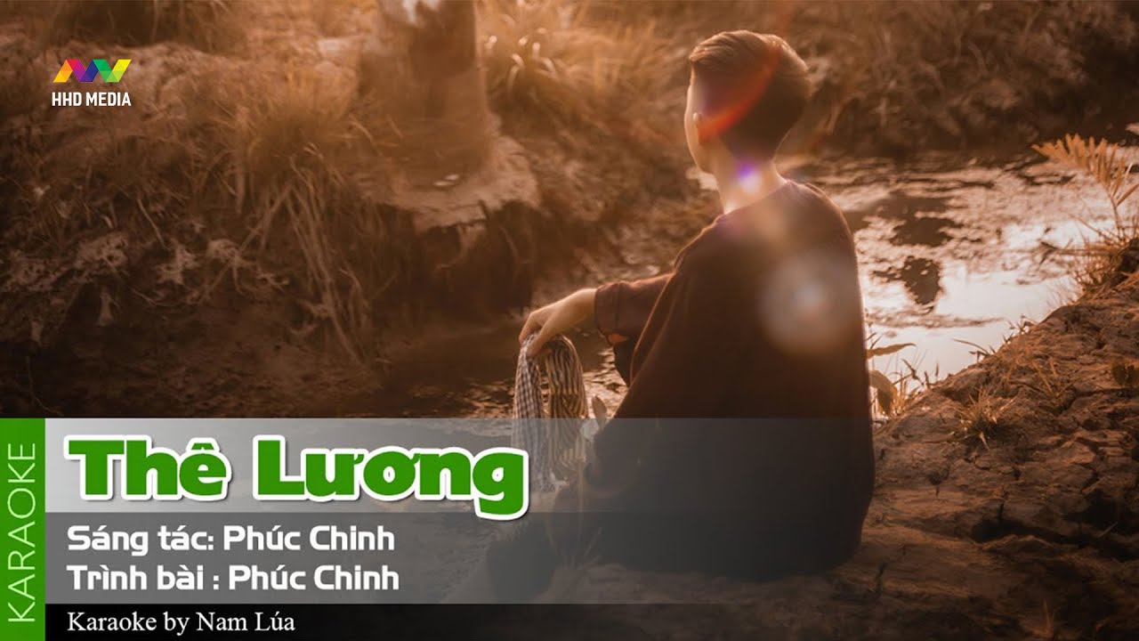 ♬ THÊ LƯƠNG – PHÚC CHINH [ KARAOKE BEAT GỐC ] 💘 @Em Yêu