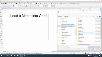Corel Draw Tips & Tricks Macro and how to load into CorelDraw