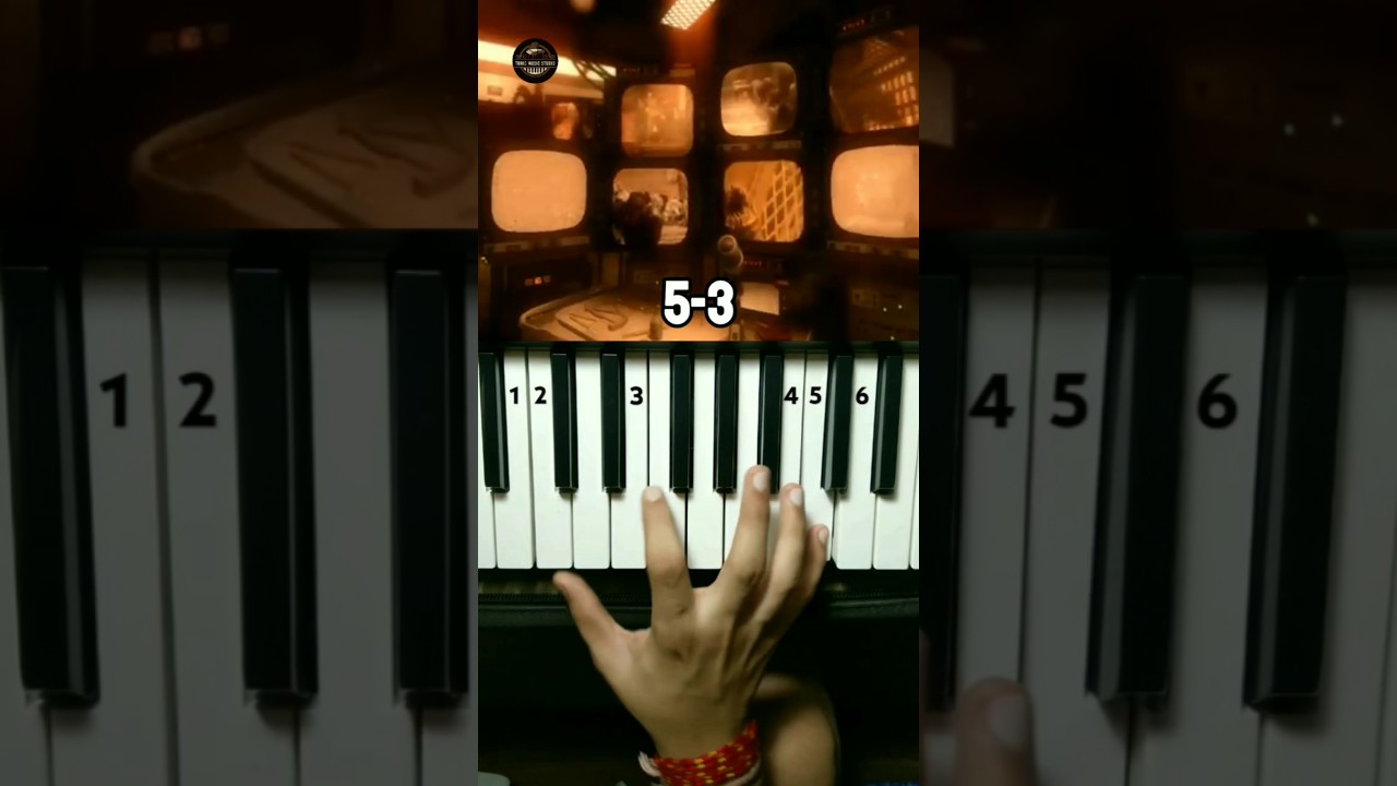 Call of Duty Black Ops 2 Zombie Theme Song Piano Tutorial #pianotutorial #shorts