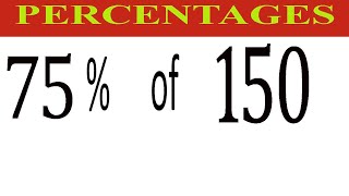 Percentages     75      Percentage(%)    of   150