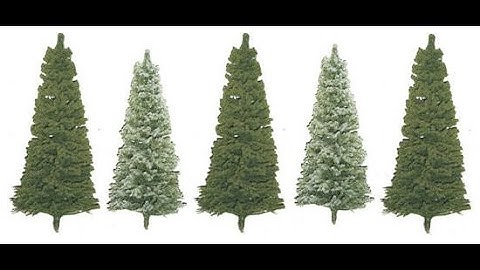 Making Model Trees. Pine Trees & Winter Pine Trees All Scales