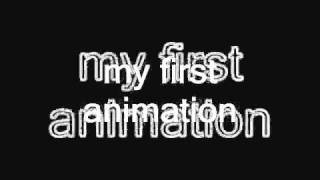 my first animtion in flash -short animation of stickman fight-