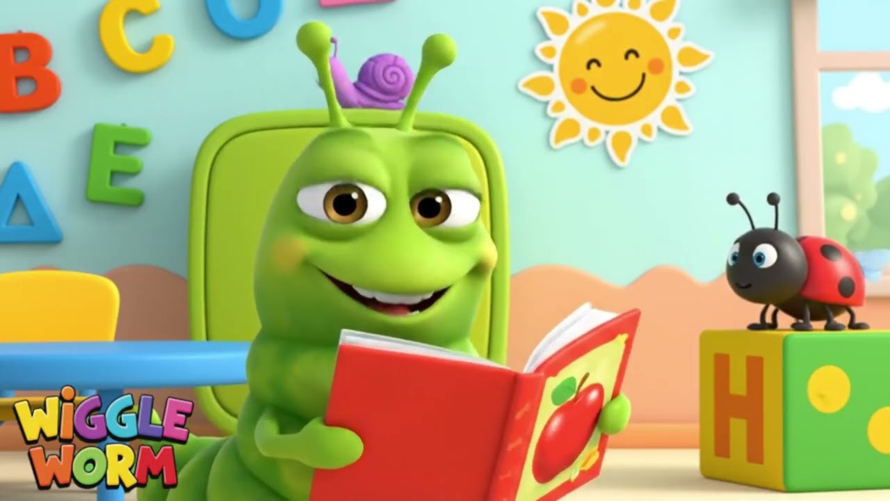 Wiggle Worm’s Shape Search! 🟦 Learn Shapes for Kids | Circle, Square, Triangle & Rectangle Song