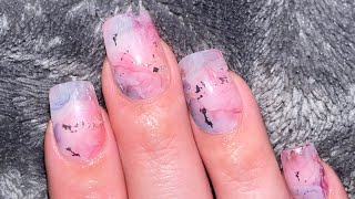 Full Cover Soft Gel Nails W/ Gel Nail Sticker | Easy Full Tutorial | Jelcie Gellies | 123go Soft Gel