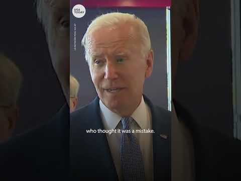 Biden claims Liz Truss tax cuts are a mistake | USA TODAY #Shorts