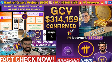 🚨Bank of Crypto Projects (BCP) CONFIRMS 1 Pi = $314,159 LIVE!🔥 Open Mainne & Real Value 2025! 🪙🚀