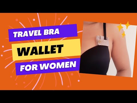 Hidden Bra Wallet for Cards and Money 