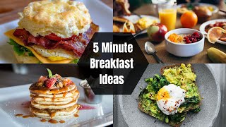 5 Minute Breakfasts Ideas || Easy Healthy Breakfast Ideas