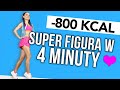 TABATA 🔥 TRENING ODCHUDZAJĄCY -800 KCAL 🔥 SUPER FIGURA W 4 MINUTY 🔥