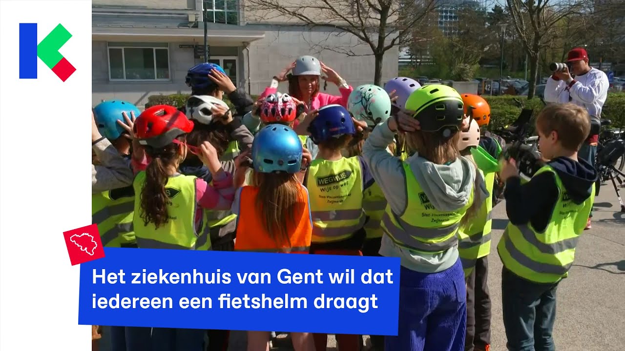 Cara had een zwaar fietsongeval en droeg geen helm