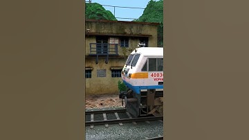 Train Simulator WDP4D Locomotive Coupling ICF Utkrisht Coach Train Games #train #traingame