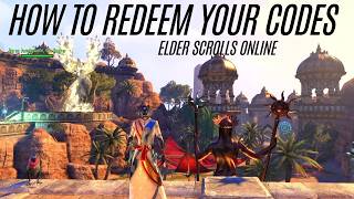 How to Redeem your Codes in Elder Scrolls Online