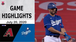 #mlb #dodgers #diamondbacks los angeles dodgers vs arizona
diamondbacks highlights - july 20, 2020