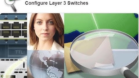 5.3.3.5  Configure Layer 3 Switches