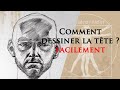 Comment dessiner la tete et le visage de face