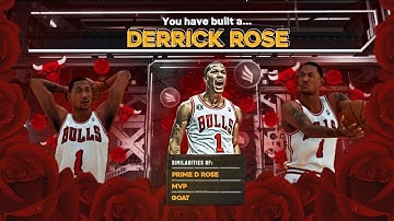 MVP Derrick rose build 2k20 best build