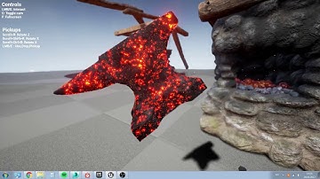 UE4 Interactive Forge Dev #4 Dynamic metal material substance + particles
