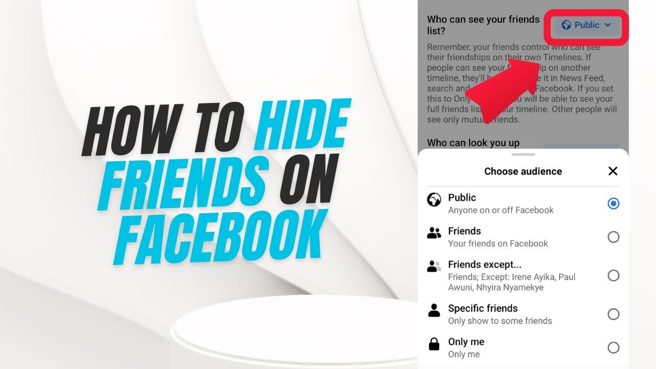 Why You Should Hide Your Friends On Facebook