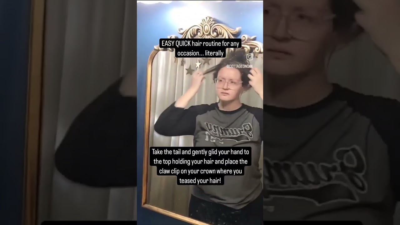 Easy and Quick Updo Hair Tutorial 