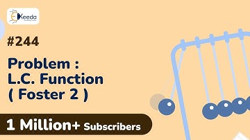 Problem based on L.C. Function ( Foster 2 )| Network Synthesis | Circuit Theory and Networks in EXTC