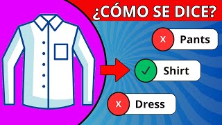Ropas Y Accesorios En Ingls  Test Nivel Fcil  Aprende Ingls  Vocabularios
