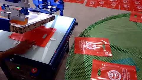 In túi nilon chất lượng, giá rẻ - máy in lụa phẳng