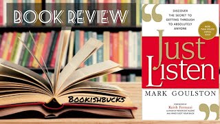 Unlocking Connection with 'Just Listen' by Mark Goulston | Book Review