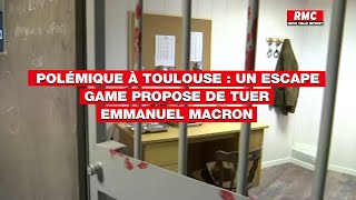 Un escape game propose de tuer Emmanuel Macron: 