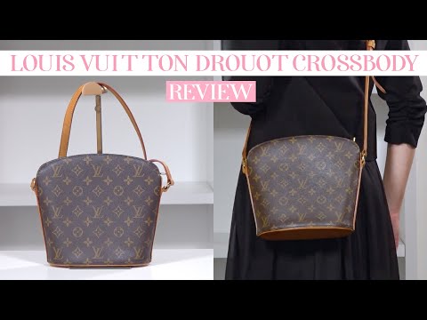 Vintage 1996 Louis Vuitton Monogram Drouot Crossbody Shoulder Bag