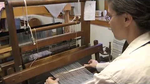 Tiverton weaver Amy Lund shows how she creates her...