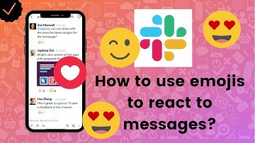 How to use emojis to react to messages on Slack?