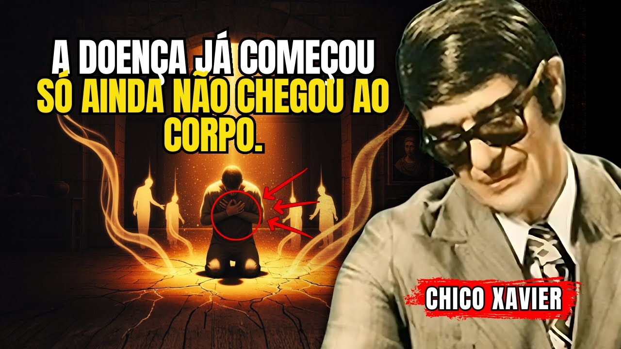Chico Xavier revelou: a ansiedade da alma começa muito antes do corpo adoecer.