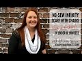 No-Sew Infinity Scarf With Chains - a 10-Minute Project