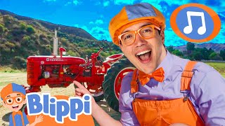 🚜 The Tractor Song 🚜| Blippi Music Videos! | Sing Along With Me! | Kids Songs