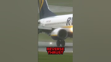 Huge Hole In Airplane Engine 😱 @dailytelegraphAU lmao its called reverse thrust