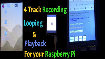 Raspberry Pi Midi Track Recorder - 64-bits Trixie OS