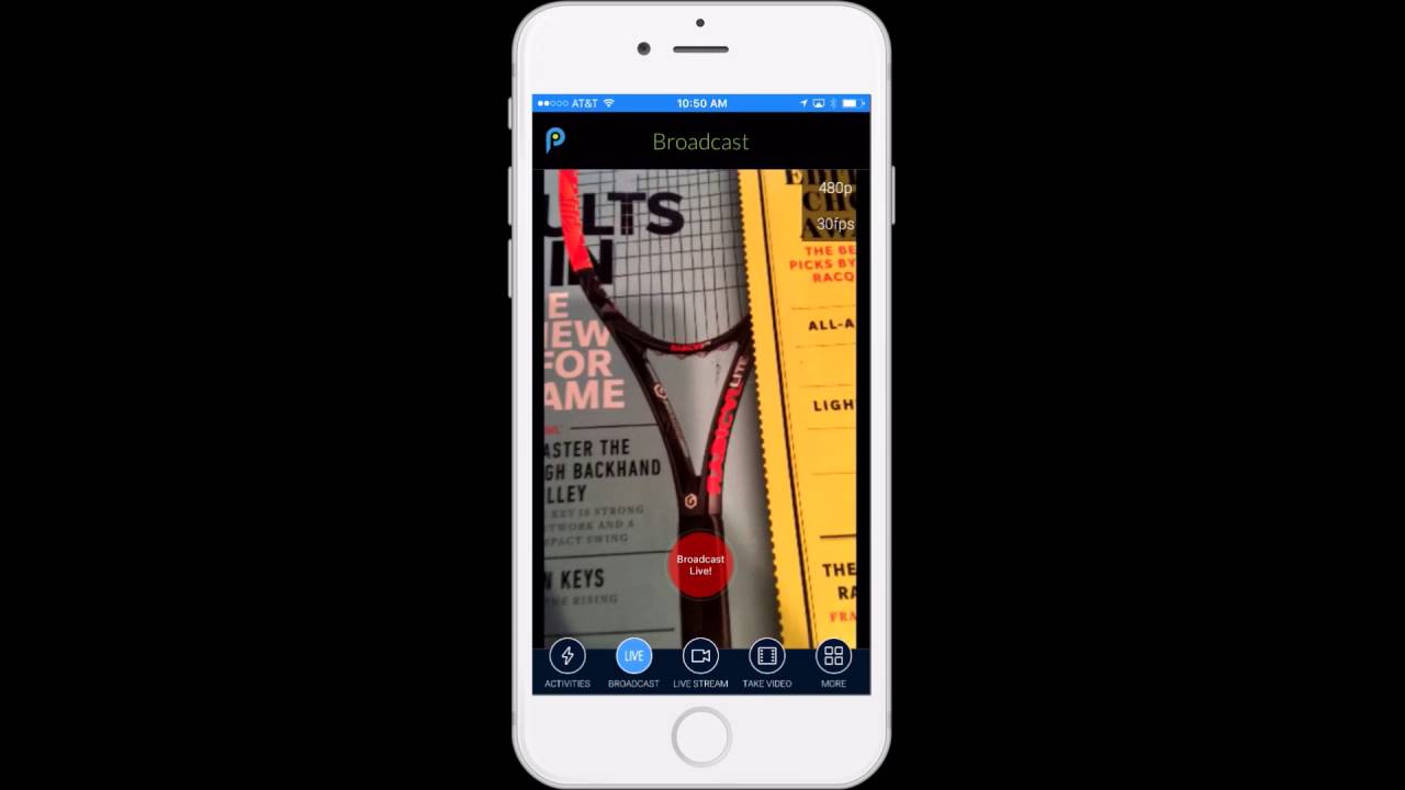 The PlaySight App - Tennis - Broadcast a Live Stream