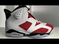Air Jordan 6 Carmine 2021 Unboxing!