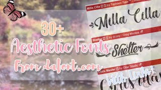 30 AESTHETIC fonts from dafont.com (WITH LINKS!) II auroleia 30 AESTHETIC fonts from dafont.com (WITH LINKS!) II auroleia