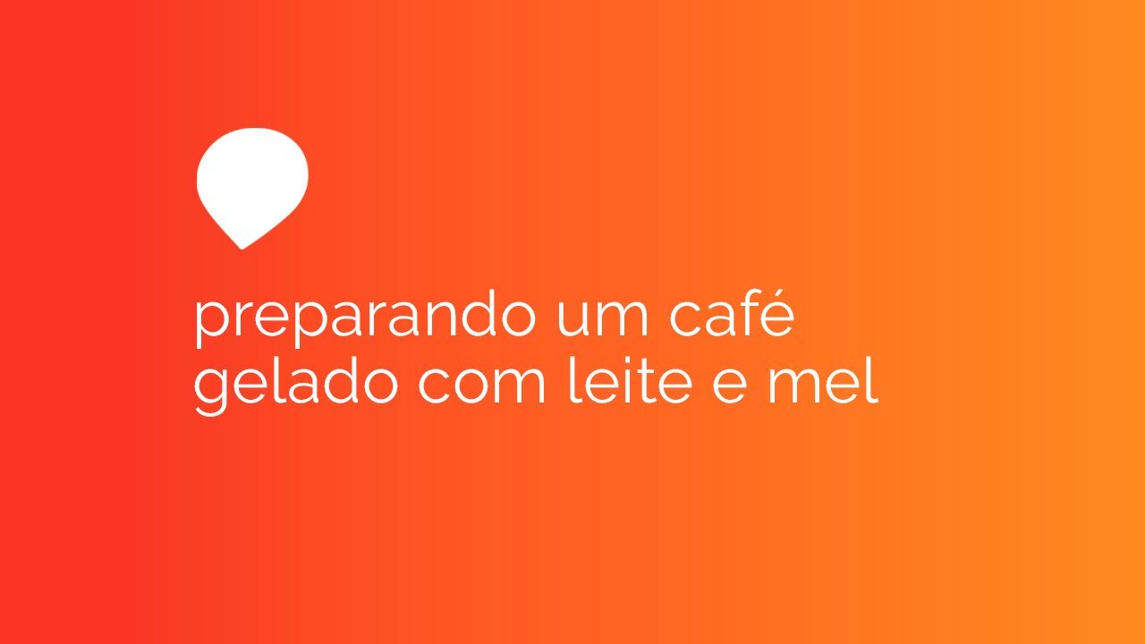 Receita de Café Gelado com Leite e Mel