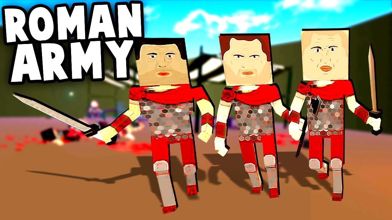 Totally Accurate FIGHT Simulator! Battling Roman Army! (Paint the Town
