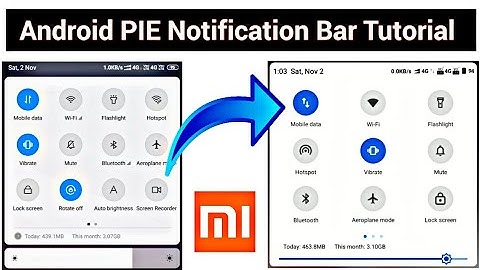 How To Get Stock Android Notification Bar | Android Pie Status Bar Stock Android Notification Panel