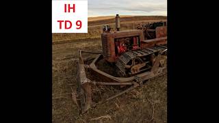 Cold start Bull dozer International TD9 #letourneau #bulldozer #antiqueconstructionequipment