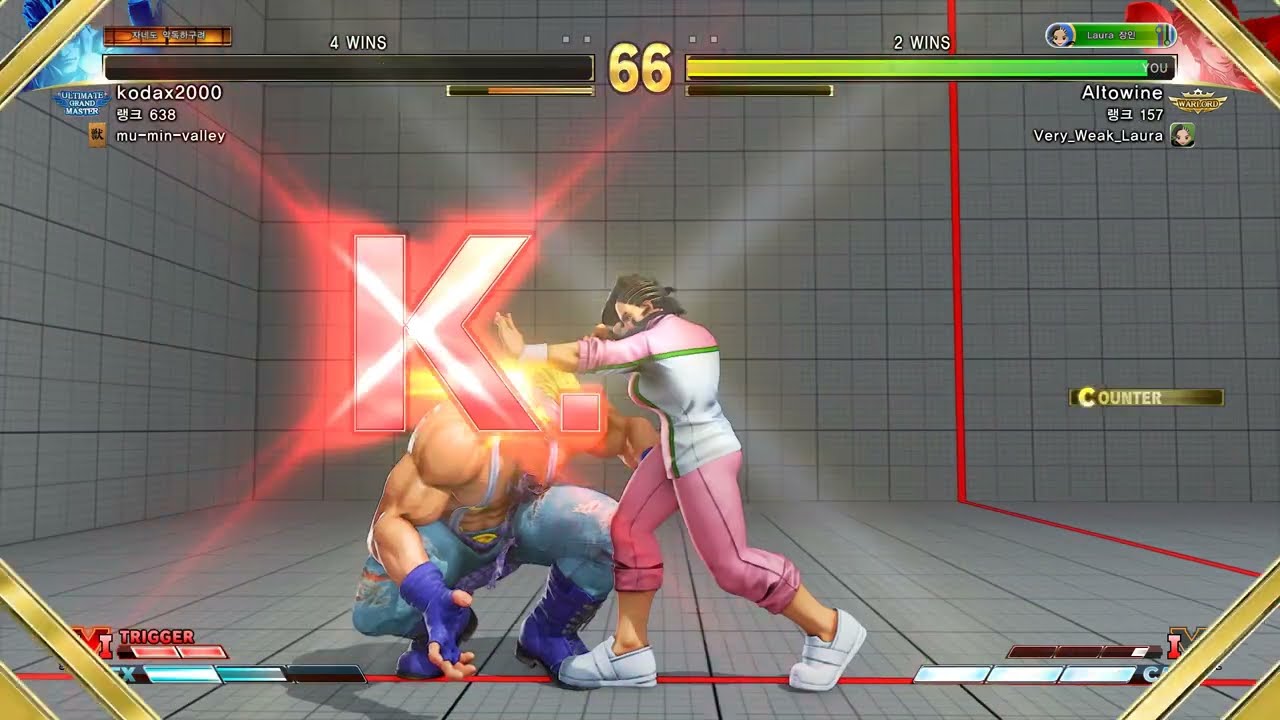 kodax2000 (Alex) vs Altowine (Laura) | Street Fighter 5 Definitive Edition |